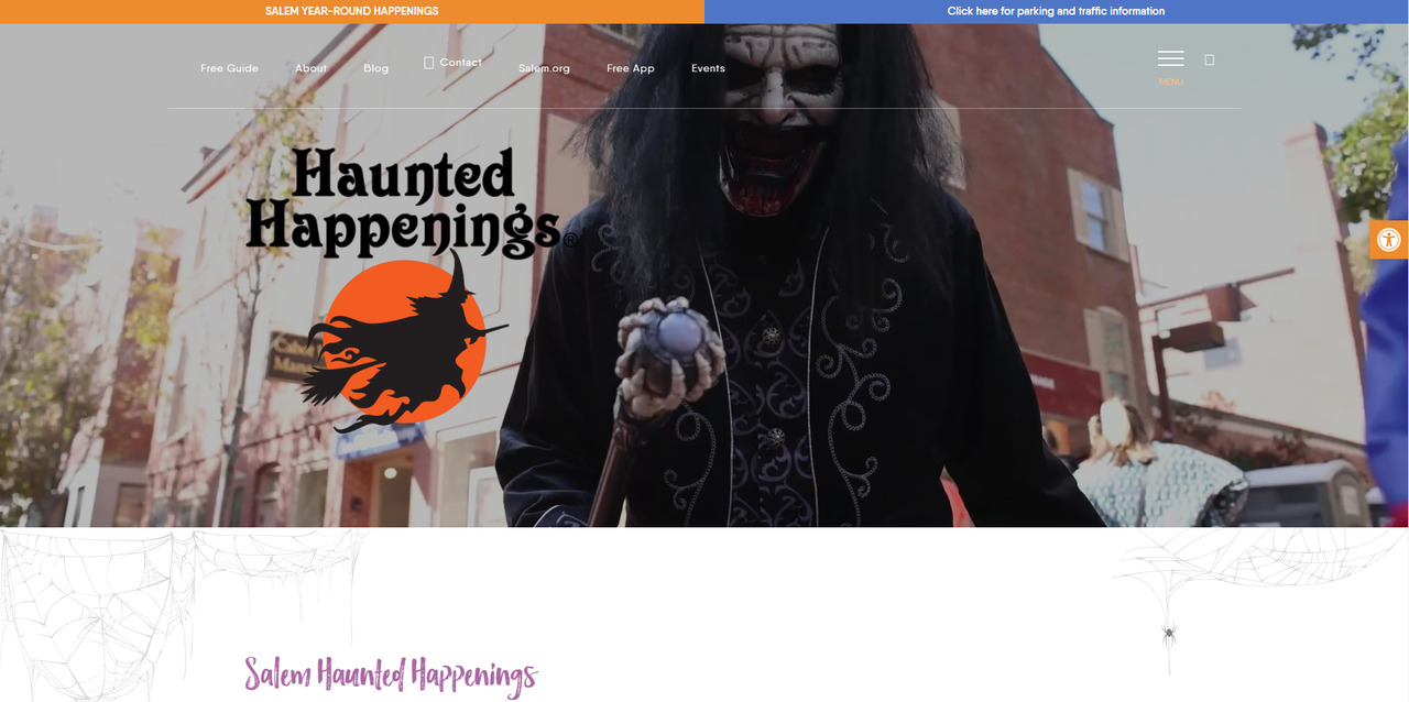 Haunted Happenings website.