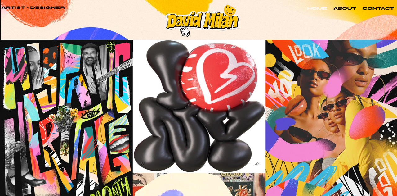 David Milan's portfolio.