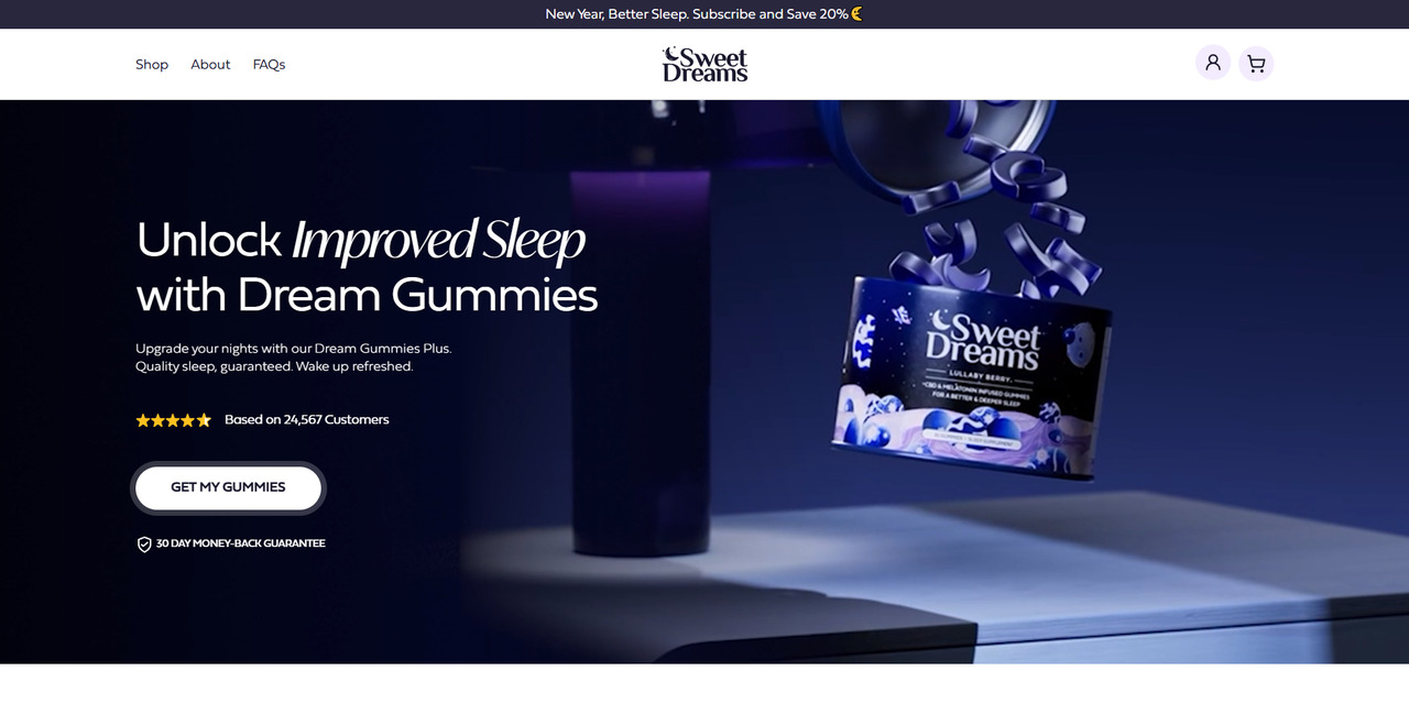 MySweetDreams website.