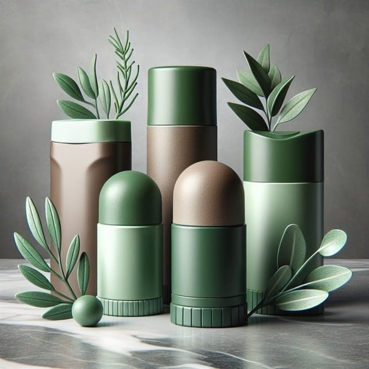 A collection of deodorants and fragrances.