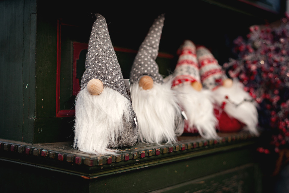 Bearded Christmas gnomes.