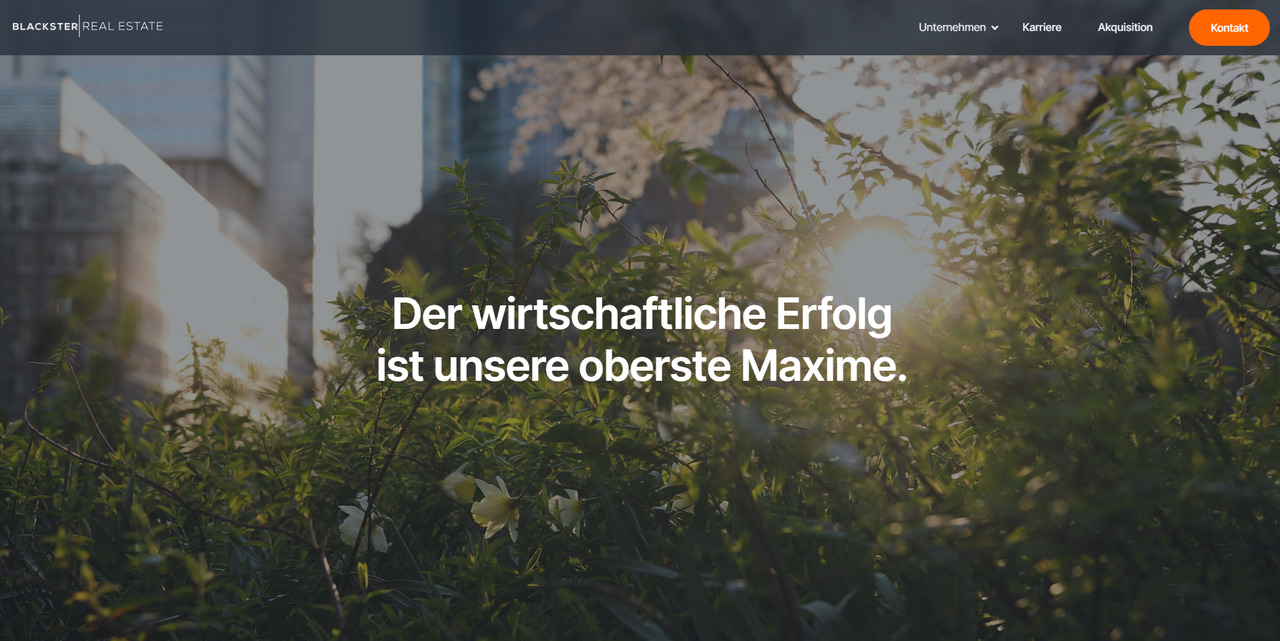 Blackster's website