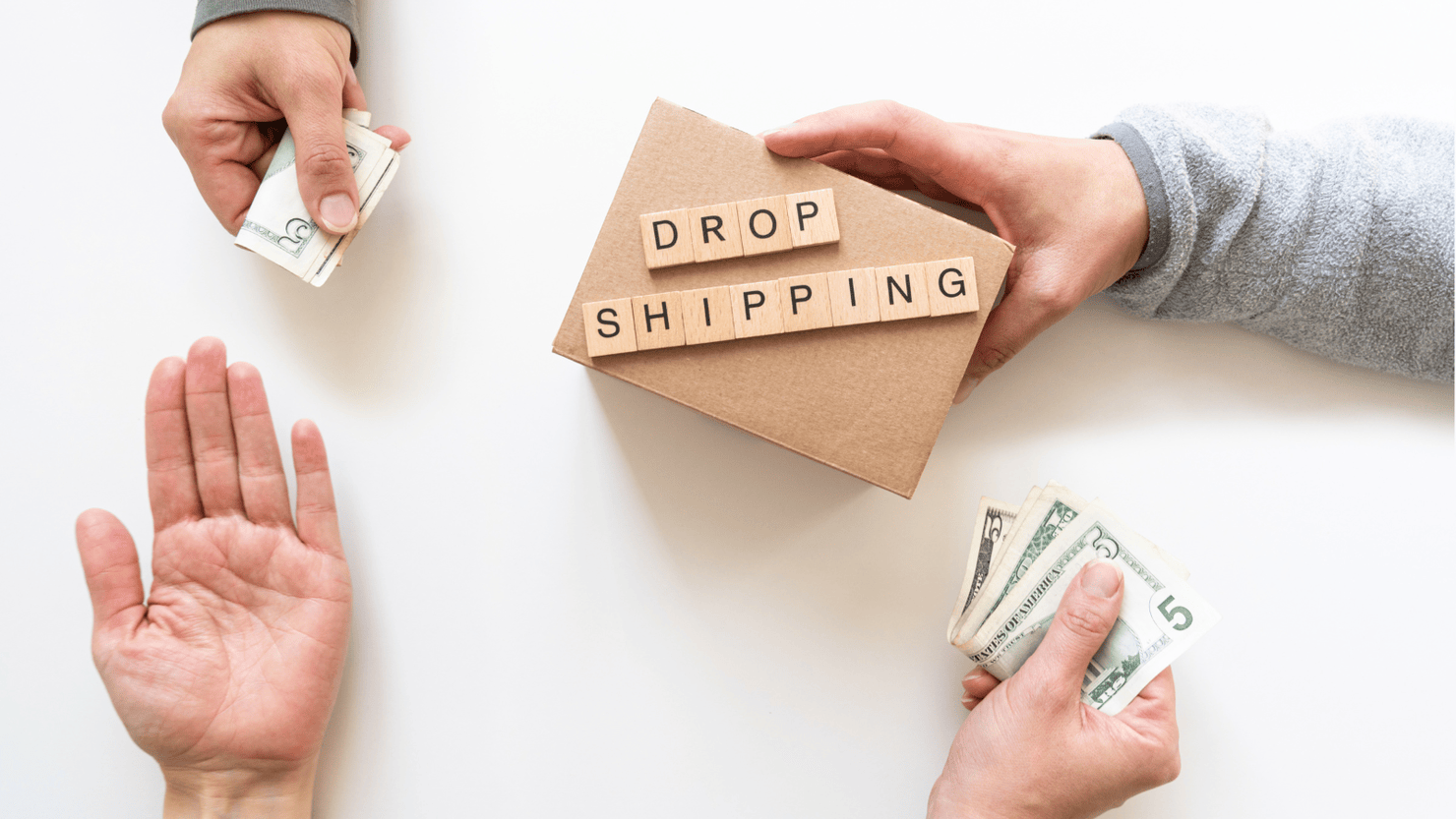 Diverse people arranging customers orders for dropshipping.