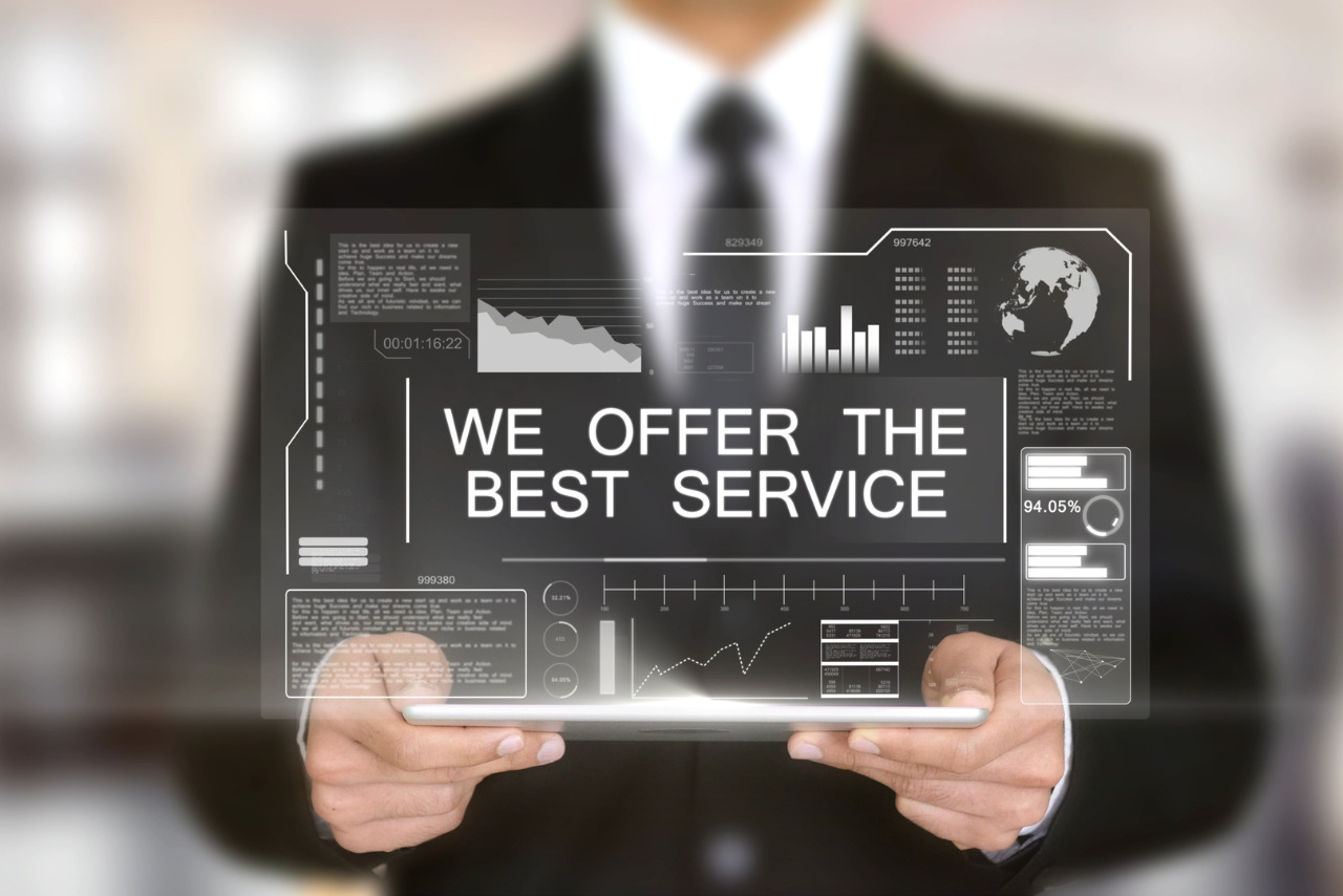 We Offer the Best Service with holographic and futuristic virtual interfaces.