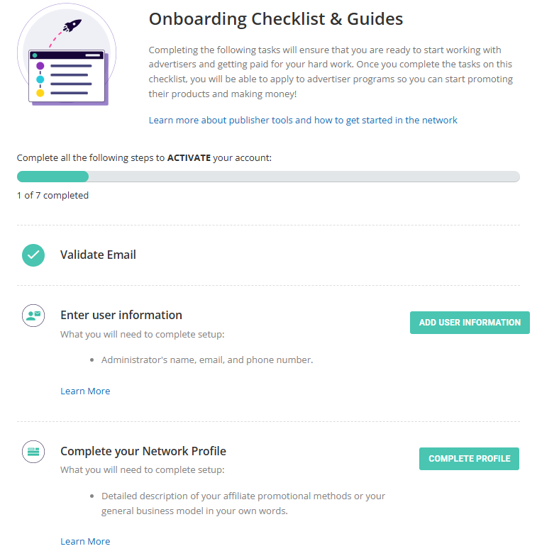 Namecheap affiliate program Payment Information screenshot