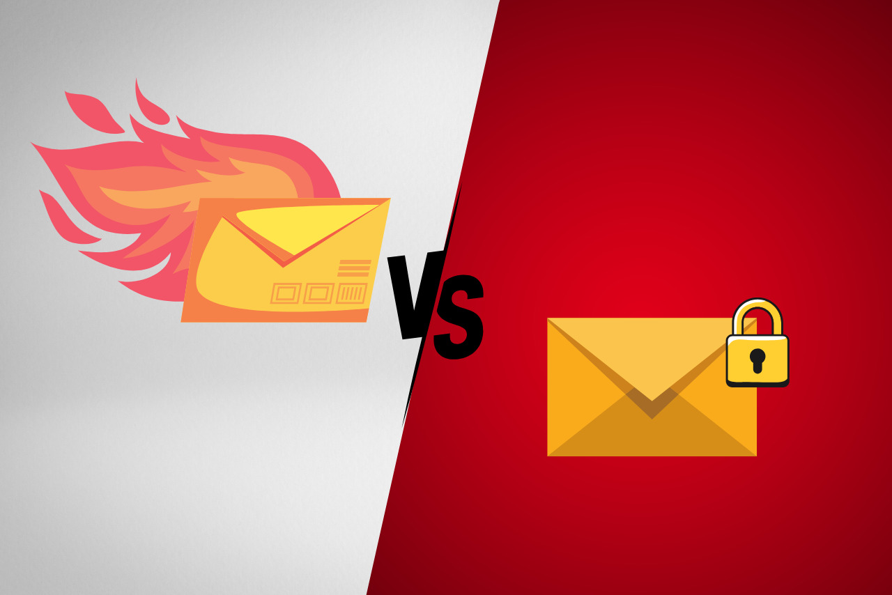 Email list deletion versus suppression concept.