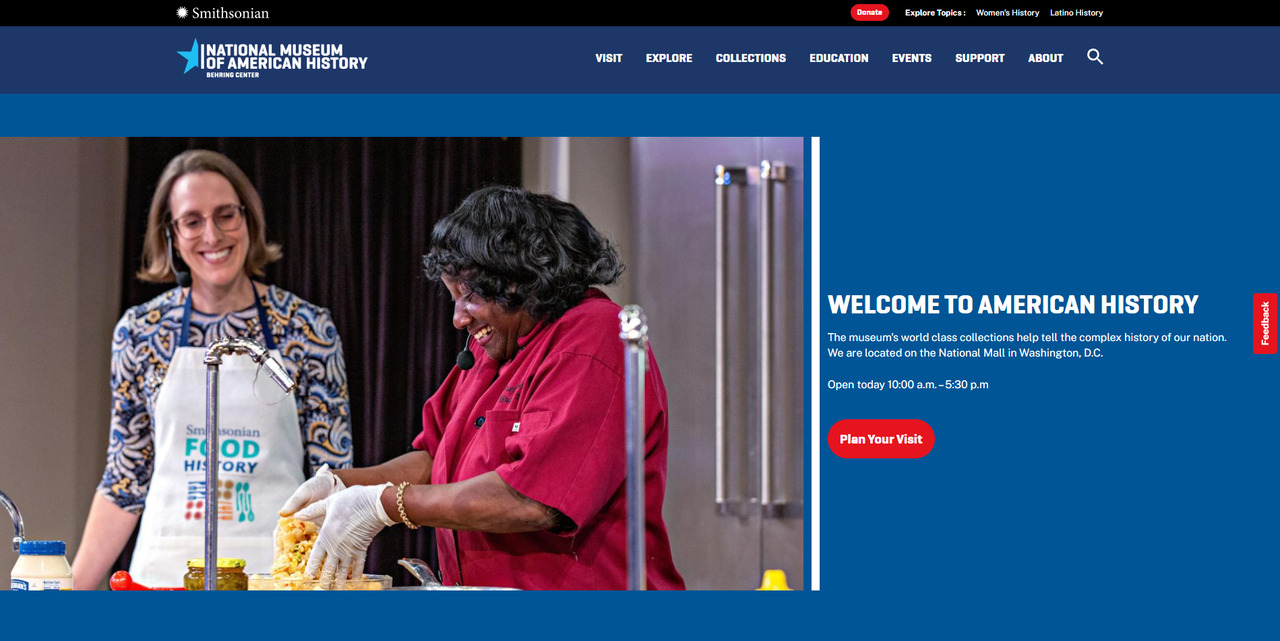 Smithsonian National Museum of American History website.