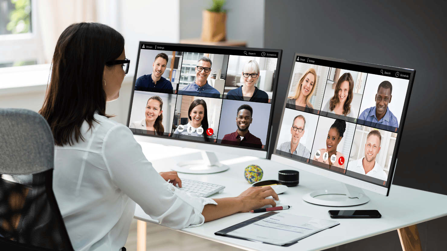 Video Conferencing Webinar Meeting.