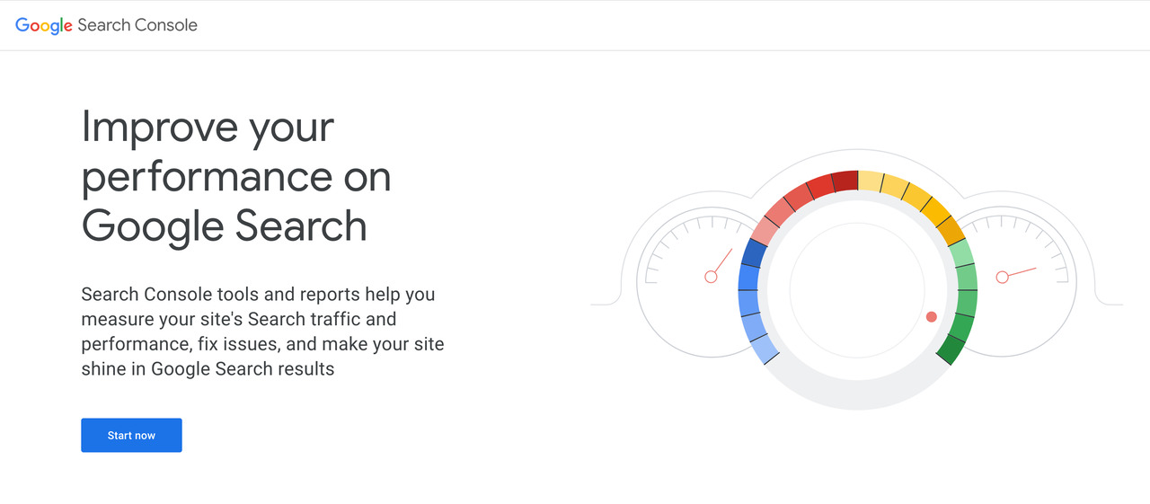 Google Search Console's page