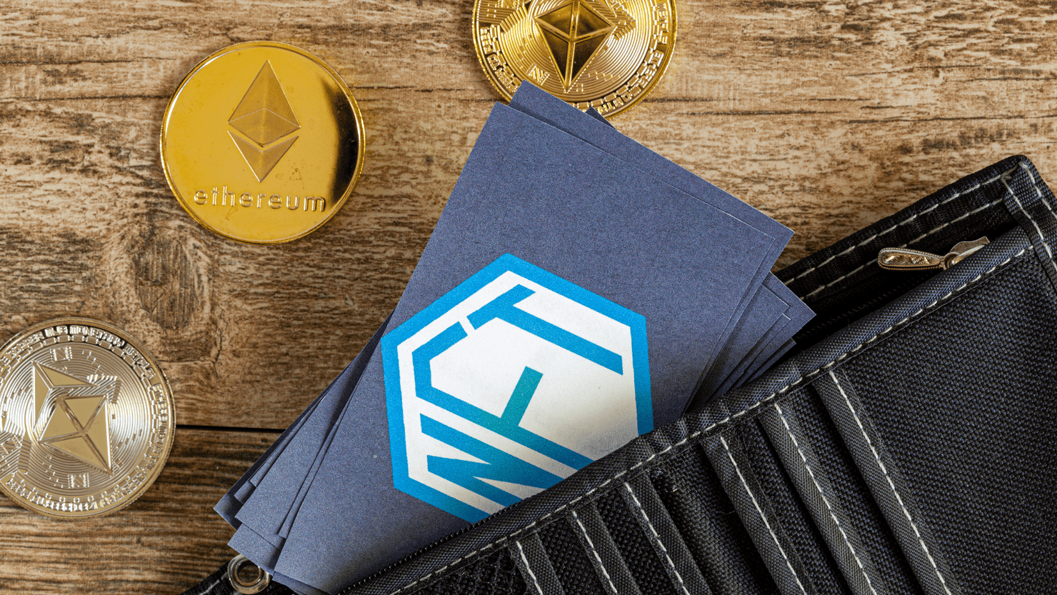 NFT Tokens and Coins inside wallet.