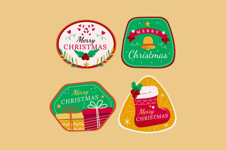 Christmas Air-Dry Clay Coasters.
