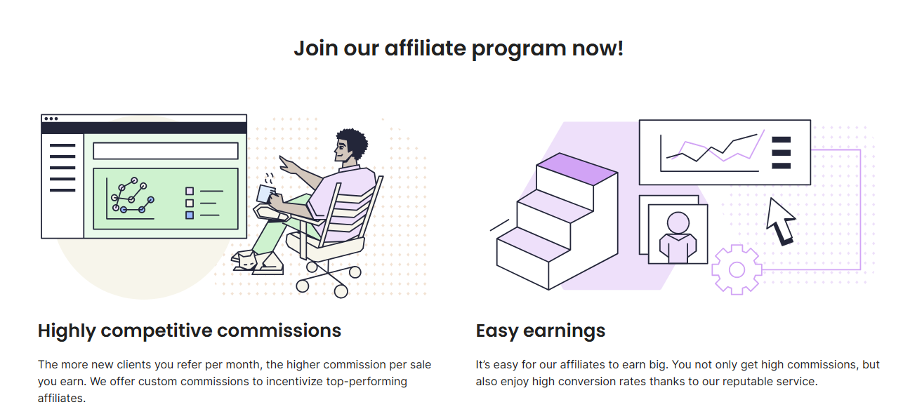 SiteGround Affiliate Program Tracking and Metrics Graphic