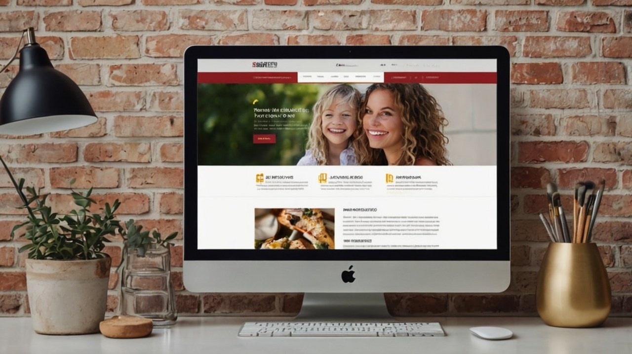 A website homepage.