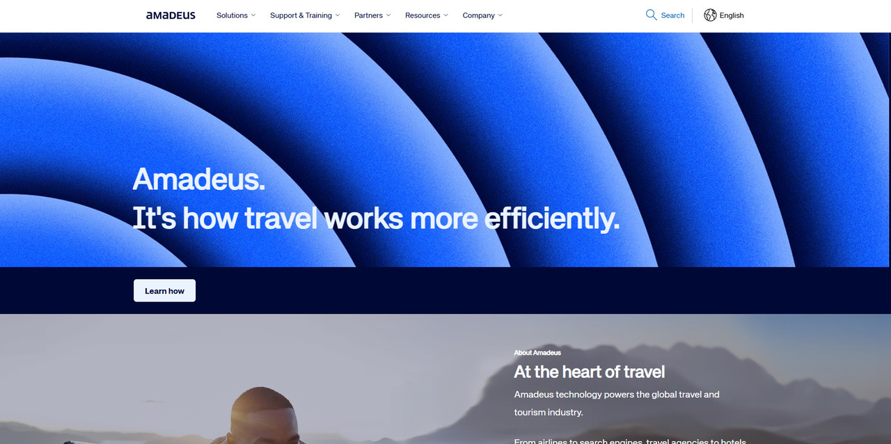 Amadeus' website.