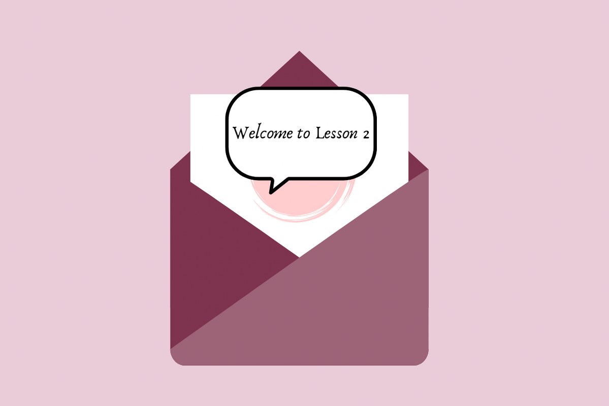 An email letter with the text 