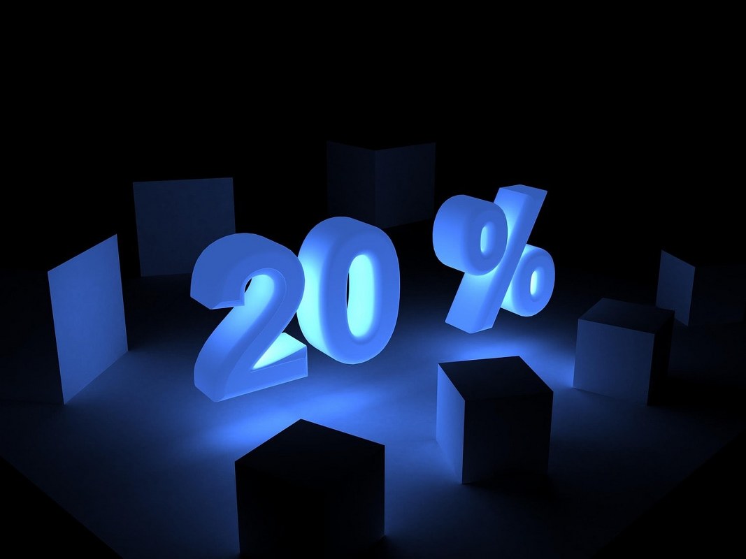 An illustration of 20% discount.