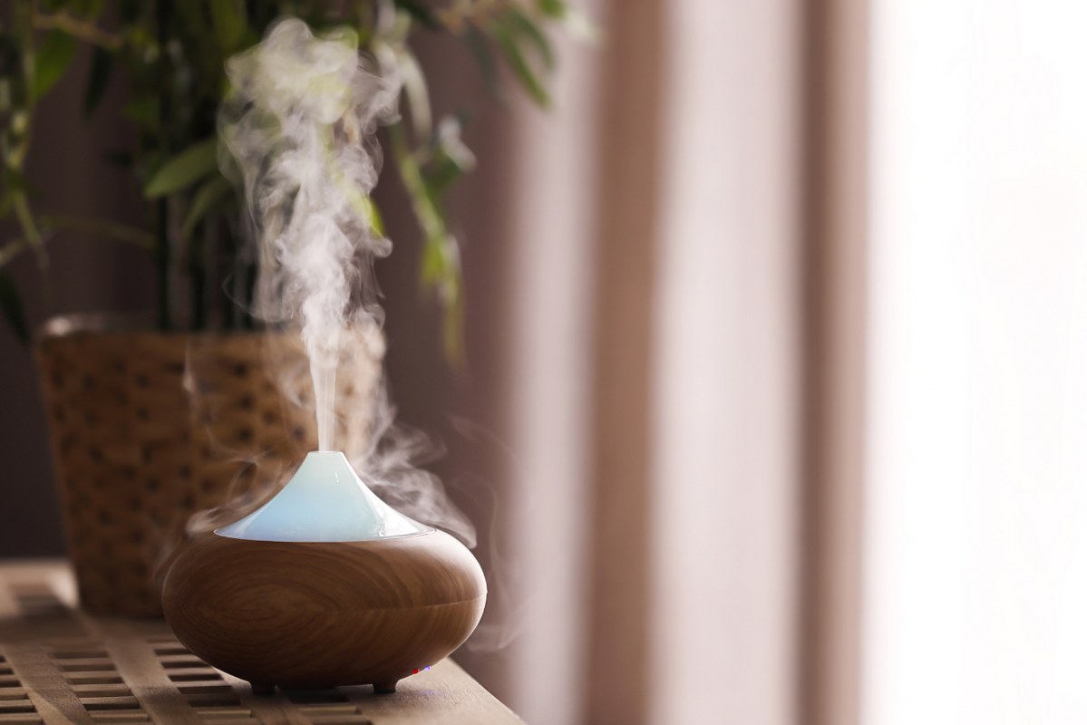Aroma Diffuser on a Table.