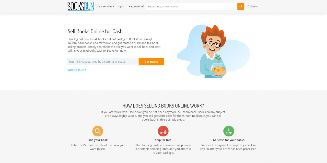 BooksRun's website.