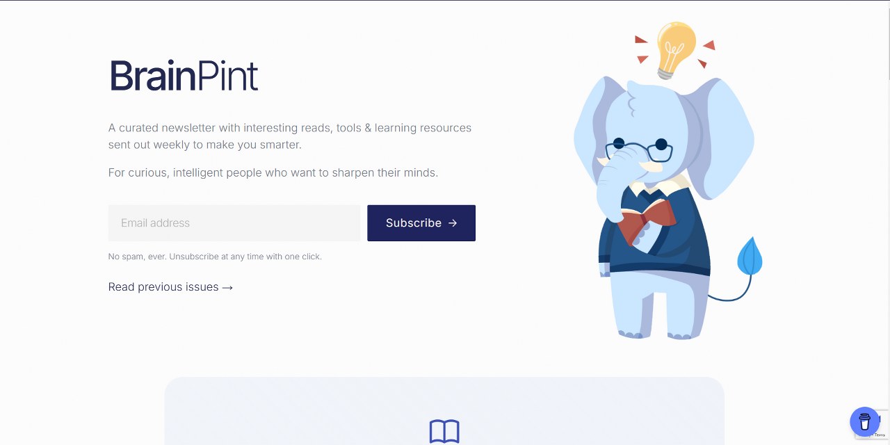 BrainPint's website.