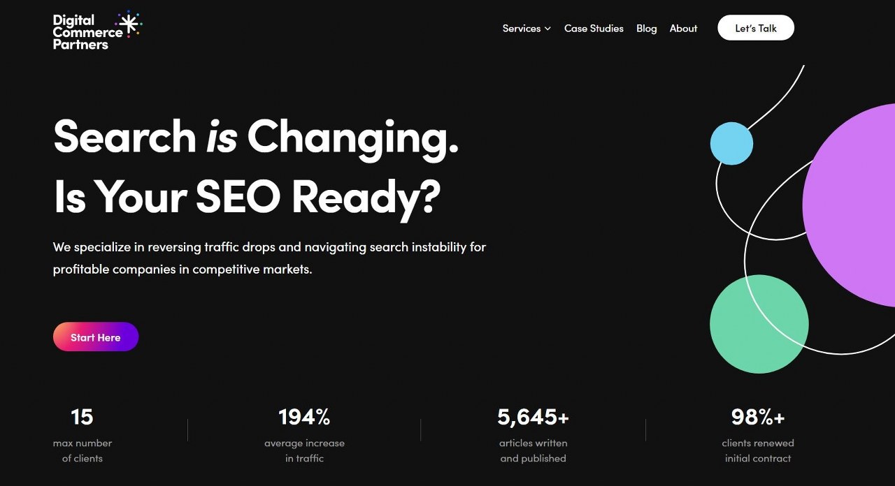 Digital Commerce Partners website.