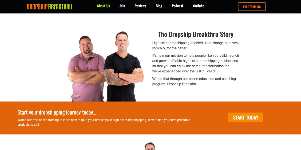 Dropship Breakthru's website.