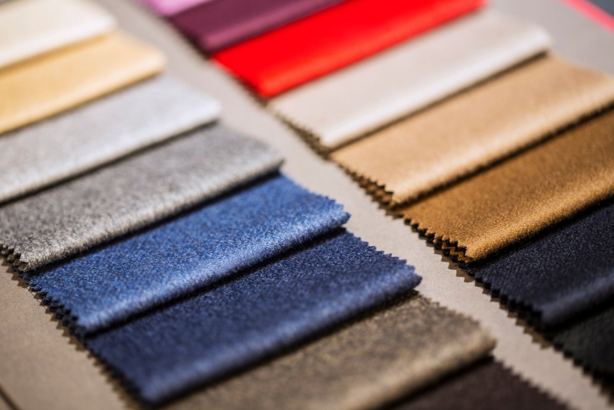 Fabric samples.