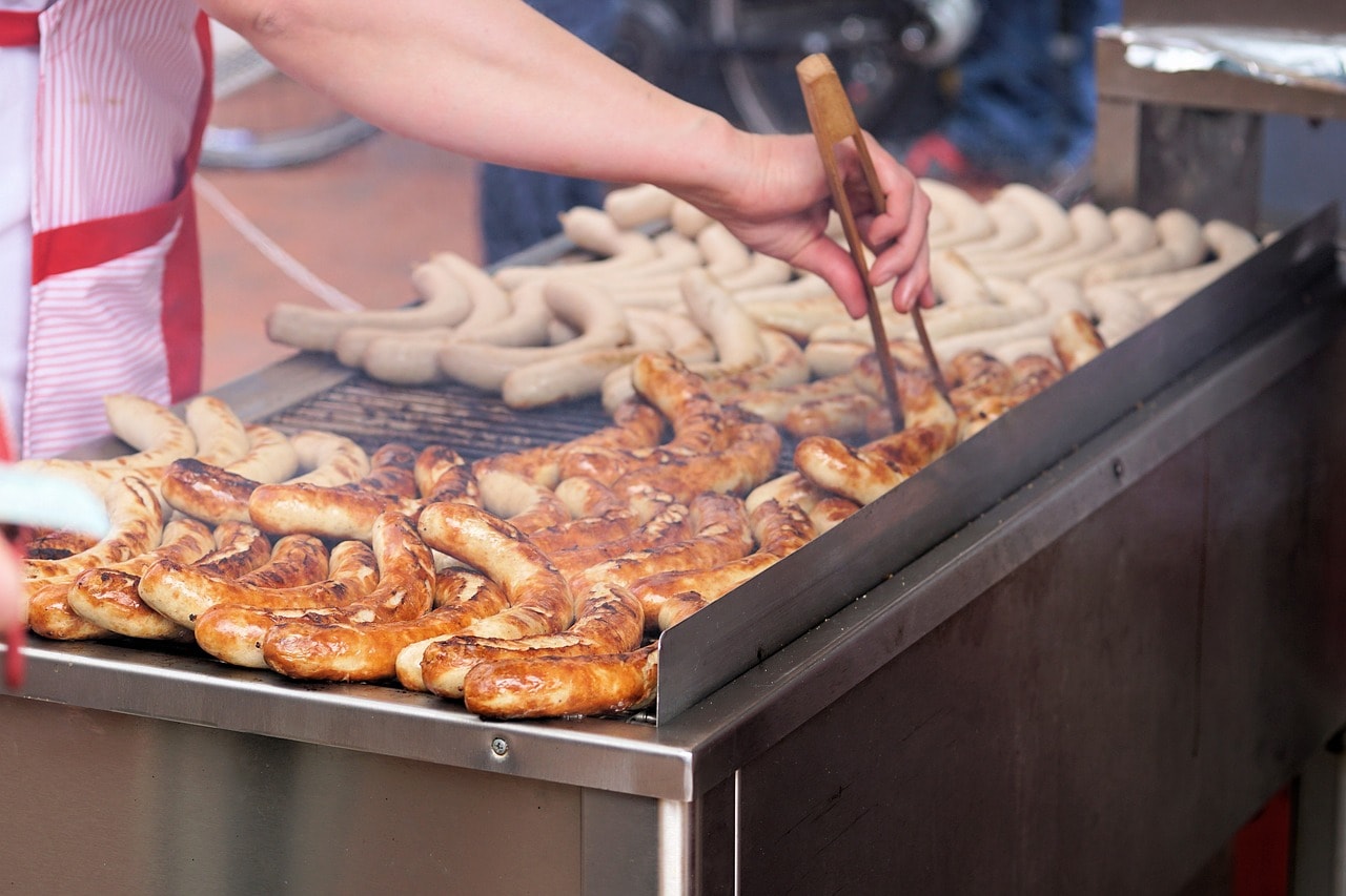 Grilling.