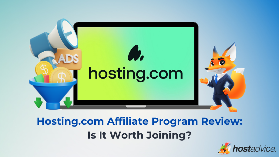 Banner illustrating the Hosting.com Affiliate Program and its $125 commission potential