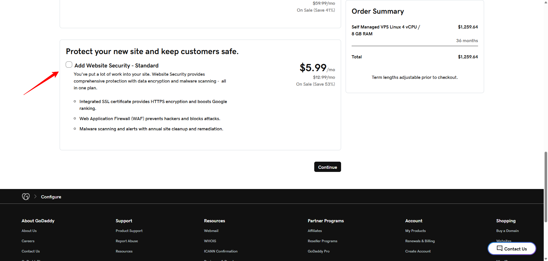 Website security
