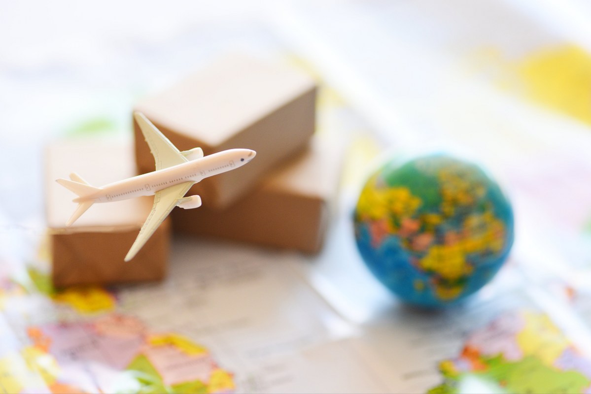 Import Export Shipping Service illustration.