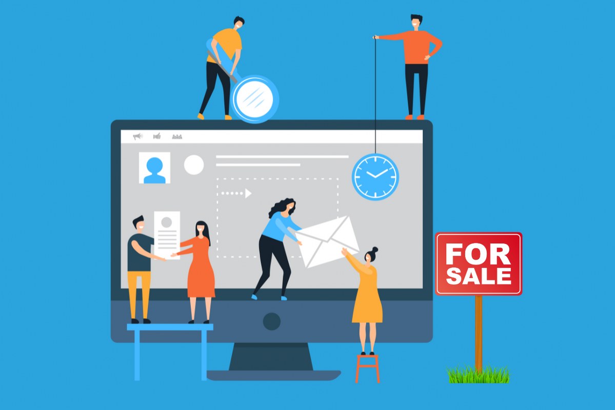 Individuals building web pages optimized for SEO, showcasing 