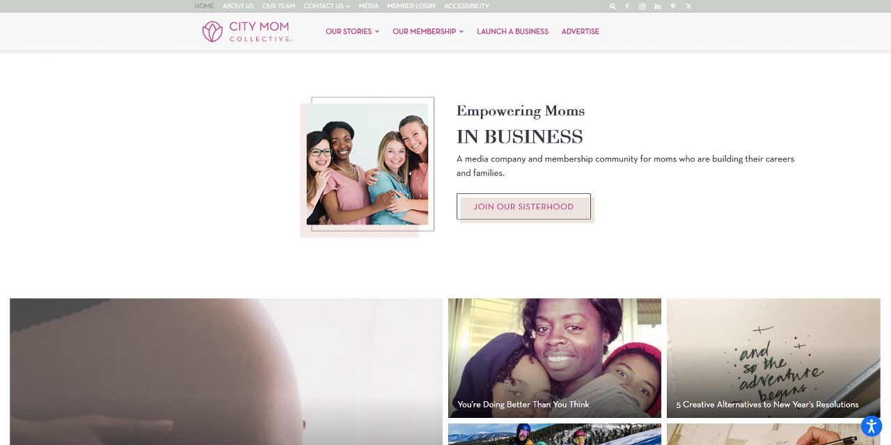 Mom Collective's website.