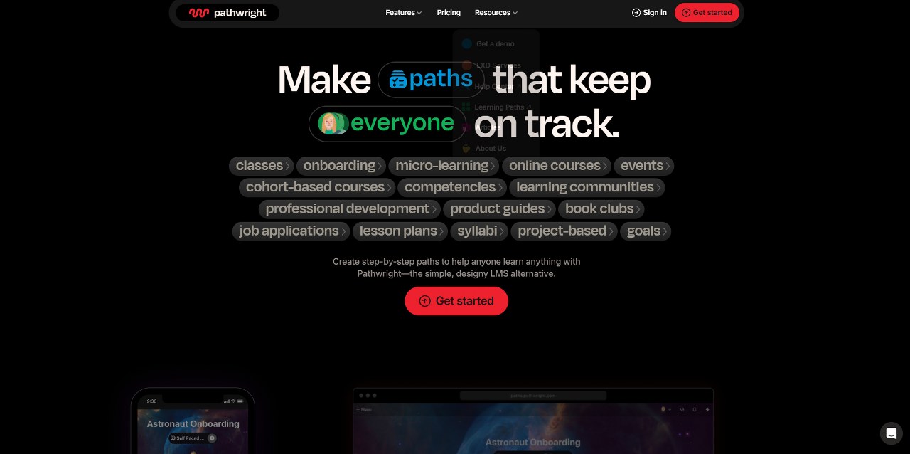 Pathwright's website.