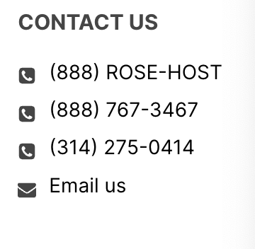 Contact numbers