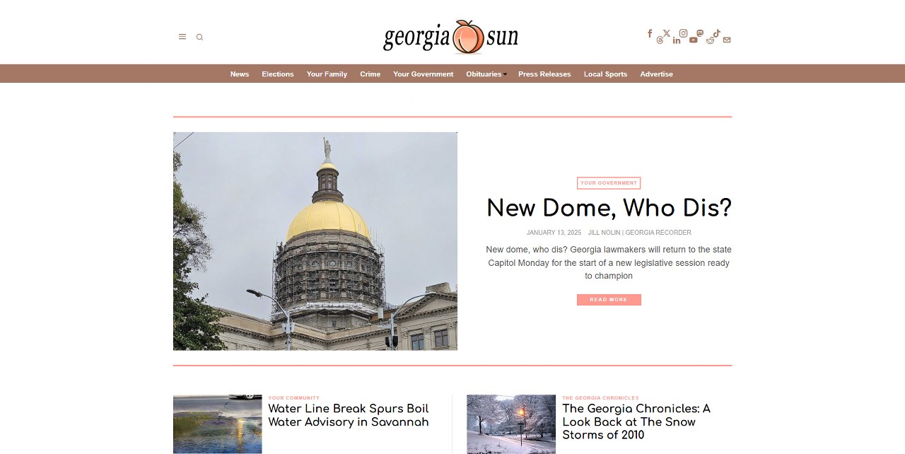 The Georgia Sun's website.