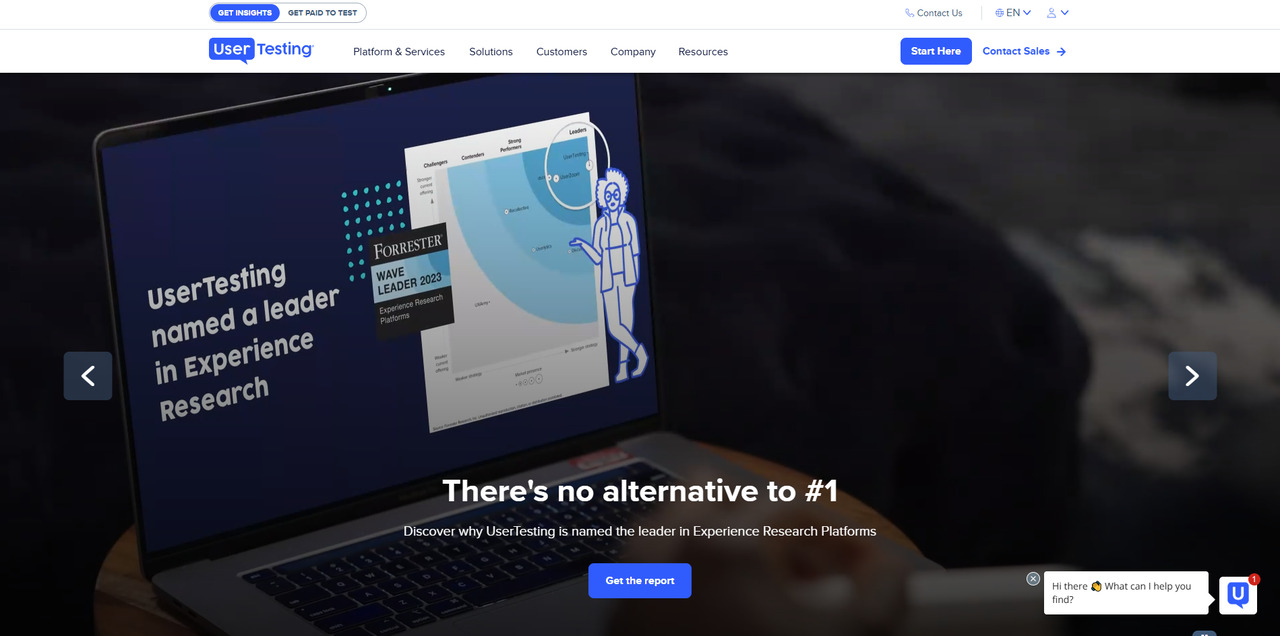 UserTesting's website.