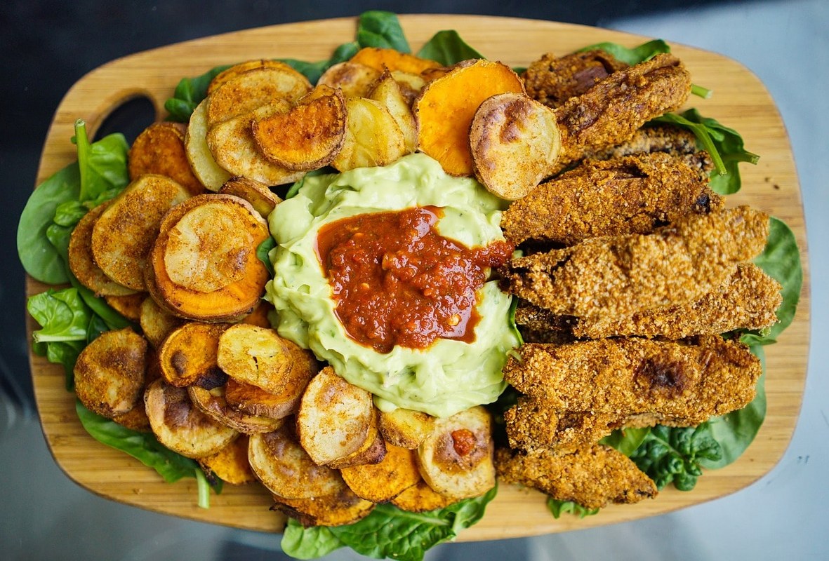 Vegan meal.
