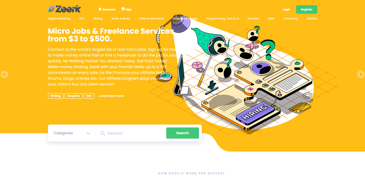 Zeerk's website.
