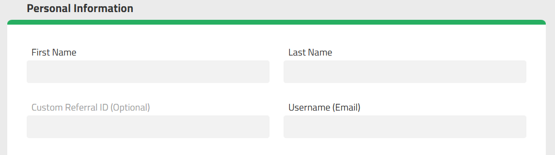 Form requesting website URL and contact details during Hosting.com affiliate application