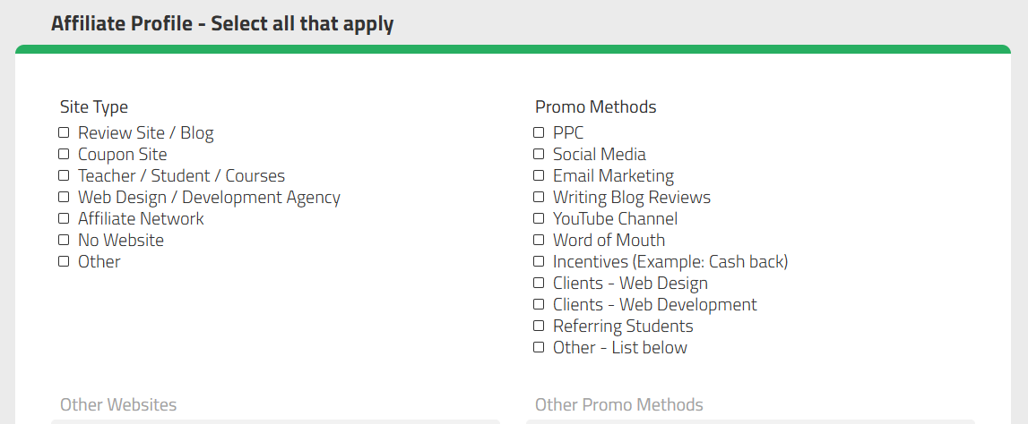 Entering PayPal details for Hosting.com affiliate payouts