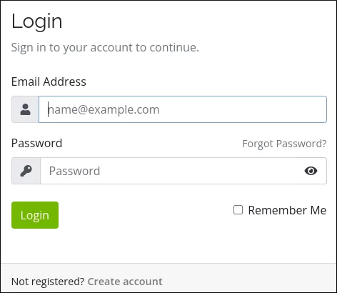 Hosting.com customer portal login prompt