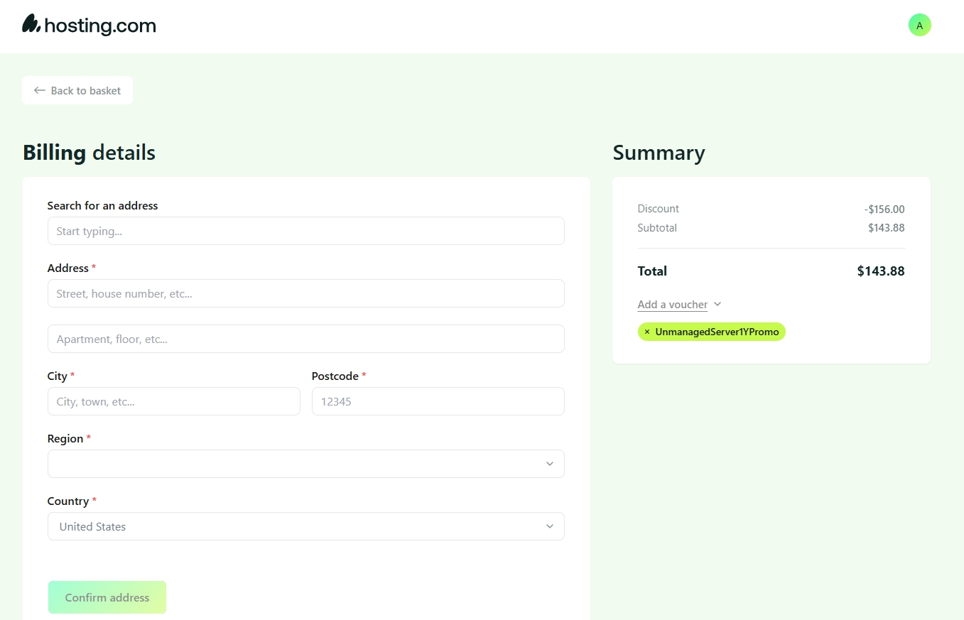 Billing details