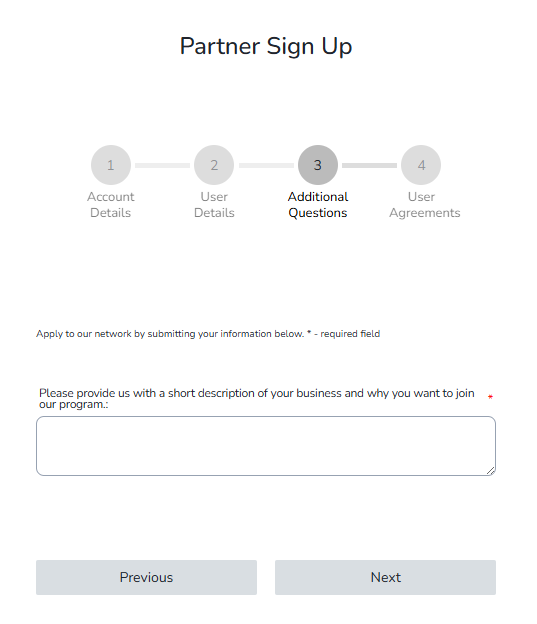IONOS Affiliate Program additional questions screenshot