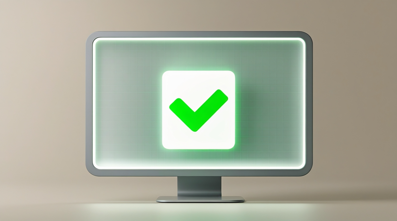 A Simple AI SEO Audit Plan - Green Checkmark