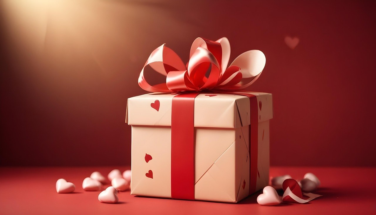 A Valentine gift bundle.