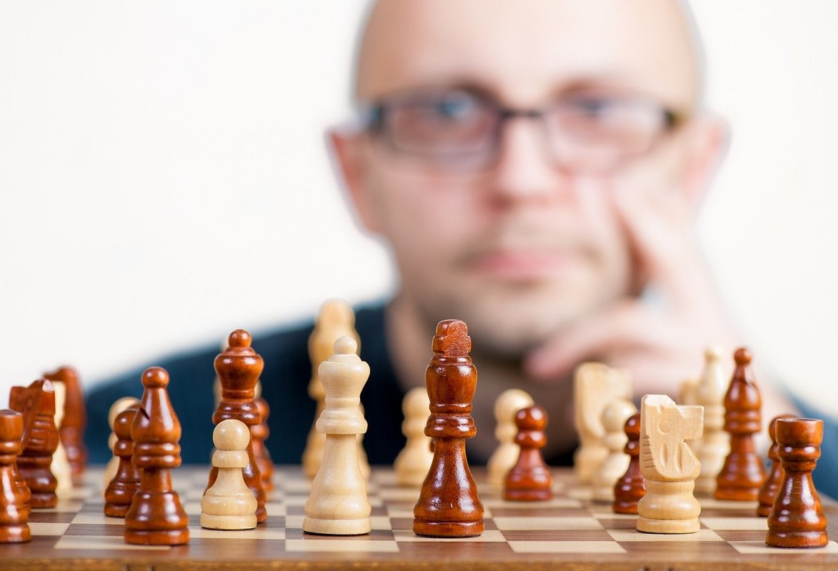 A challenging chess game.