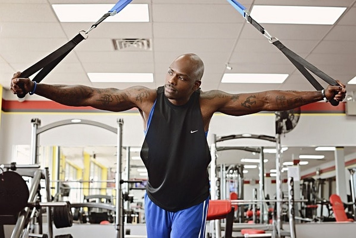 A fitness trainer and influencer.