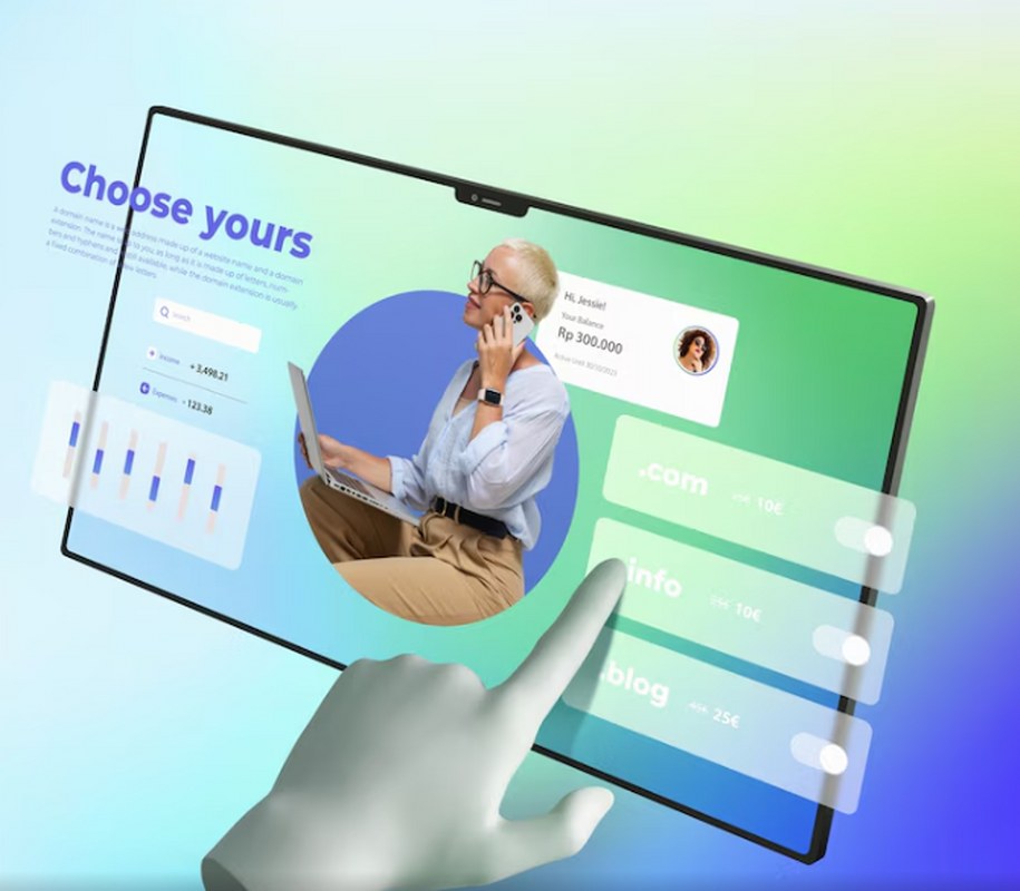A generic website.