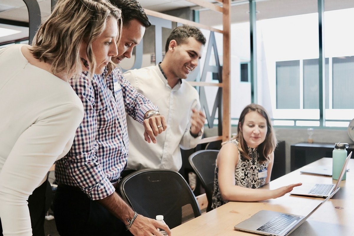 A team of marketers.