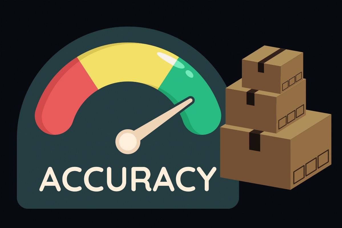 Accuracy meter and packages.